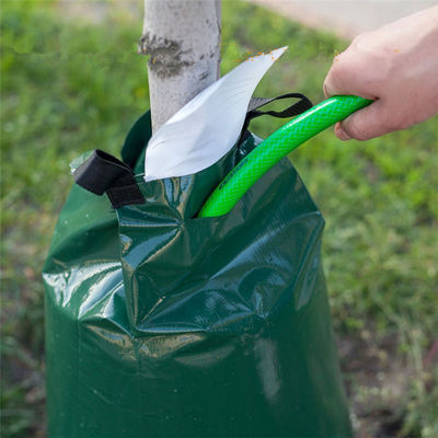 500D PVC UV Resistant Tree Watering Bags Dengan Heavy Duty Zipper Self Watering Tree Bags