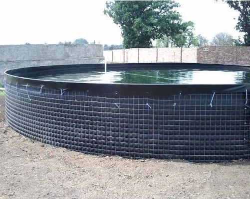 30000 L PVC Tarpaulin Fish Tank Kuat Stainless Steel Wire Fish Pond Untuk Budidaya Ikan Fish