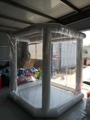 Disinfeksi Medis Darurat 2.5M * 2.5M * 2.5M Inflatable Bubble Tent Inflatable Bubble Tent