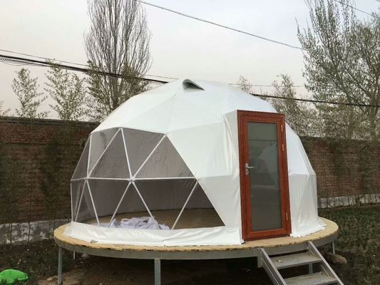 Transparan Mewah Baja Berkemah 5M Geodesic Dome Tenda Outdoor Dome Tenda Dome Party Tenda