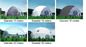Tenda Kubah Geodesik Setengah Bola Diameter 6M Tenda Pesta Kubah Penutup Kain PVC