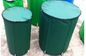 Greenhouse PVC Garden Rain Barrels, Tong Air Plastik Dilipat 150L Tangki Air Portabel