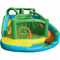 Safe Double Lanes Children's Inflatable Water Slide Taman Hiburan Luar Ruangan Layanan OEM