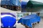 780g Waterproof PVC Coated Polyester Fabric Tarpaulin Truck Cover Perlindungan UV