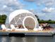 Outdoor Hotel Camping PVC 10m Geodesic Dome Tenda Dengan Door Dome Camping Tent Dome Party Tenda