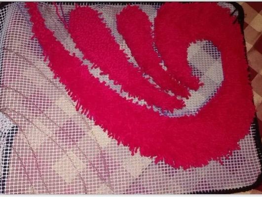 65 cm X 180 cm PVC Tapestry Mat, Anti Slip Mat, Tangan Merajut Karpet Dasar Tikar Anti Alip Keset Mandi