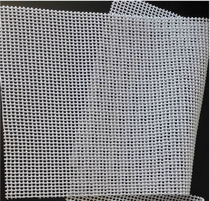 570g Tapestry Knitting Mat Tidak Berbau Pvc Non Slip Mat Beige Color 1.65mx50m Per Roll