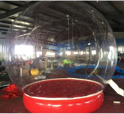 Gelembung Inflatable Show Ball Inflatable Red Bubble Tent Untuk Display 2M D Inflatable Bubble Camping Tent