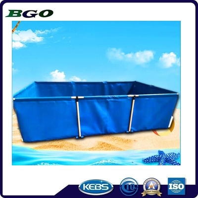 Qingdao Loading Port Tarpaulin Tangki Ikan Untuk Pertanian Akuakultur Waterproof
