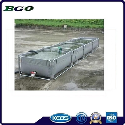 Tangki Ikan Tarpaulin Nyaman tahan lama Terjangkau Untuk Pembeli Qingdao