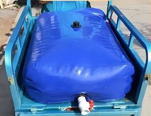 Tangki air terpal yang dapat disesuaikan untuk penyimpanan dan transportasi air yang aman dan aman