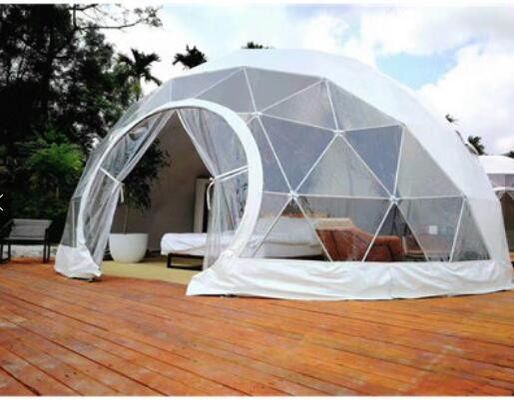 Tenda Igloo Taman 4M, Tenda Kemah Luar Ruangan Tenda Kubah Geodesik Rumah Pesta