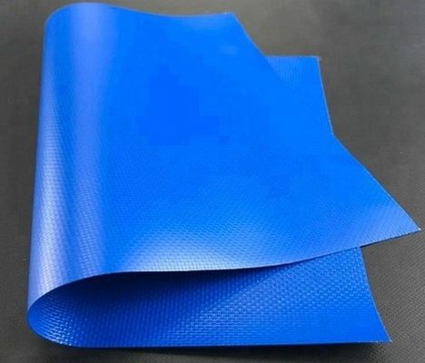 Multi-Warna Anti-UV Tahan Air PVC Penutup Truk Kain Terpal Dalam Gulungan 18X18 610G