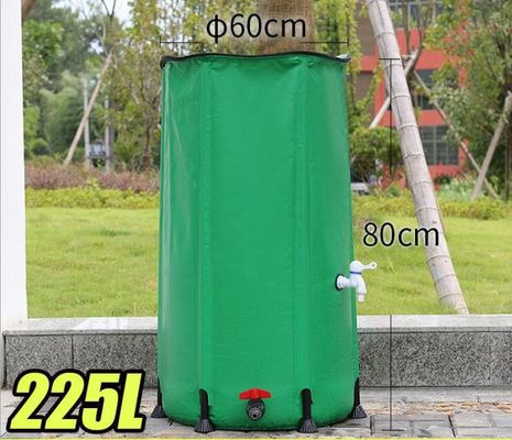225L Dilipat Rain Barrel PVC Untuk Koleksi Hujan Taman