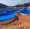 33912 Liter Kolam Ikan Terpal Di Atas Tanah Dengan Tangki Plastik Budidaya Ikan Lembaran Galvanis
