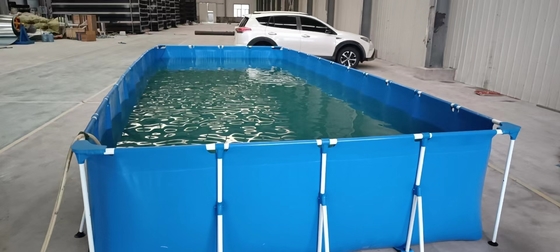 25Mx5M Outdoor PVC Tarpaulin Kolam Renang Metal Frame