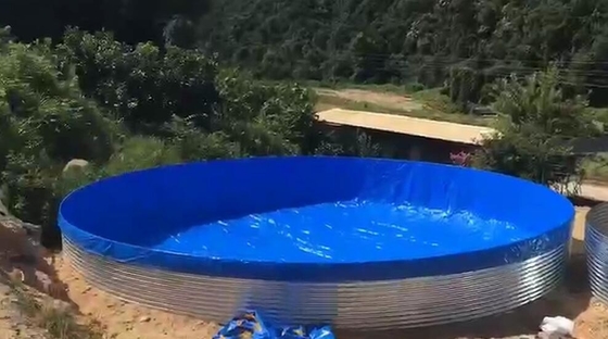 Akuarium Lembar Galvanis Tangki Ikan Tarpaulin 50000 Liter