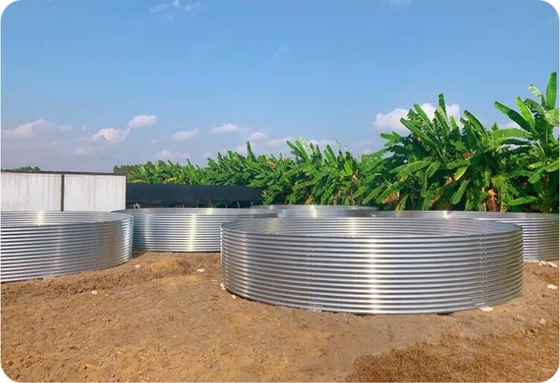 Akvarium Lembar Galvanis Tangki Penanaman Ikan Tarpaulin 30M Diameter Besar