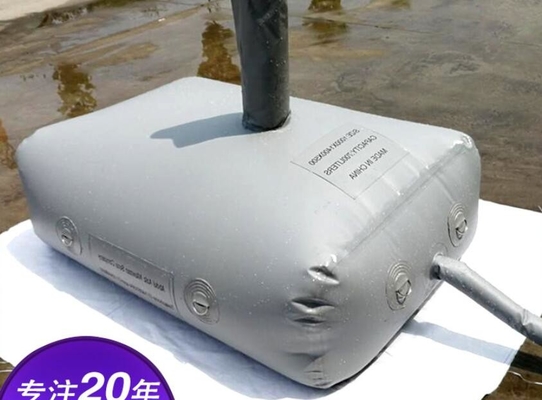 2000 liter Pemadam kebakaran PVC Tarpaulin Tangki Penyimpanan Air Pipa Panjang Desain Tahan Kekeringan