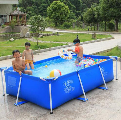Kolam renang tahan api PVC untuk penggunaan keluarga Indoor Inflatable