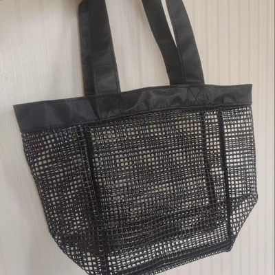 OEM Service Mesh Handbag Untuk Pantai Olahraga Luar Ruang Atau Belanja PVC Mesh Storage Bag
