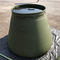 Army Self-Standing PVC Foldable Rain Water Tank Round Top Untuk Pemadam Kebakaran 2500L
