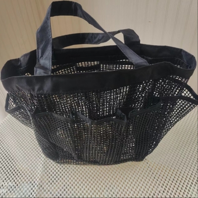 Keluarga Penting Multifungsi PVC Lapisan Mesh Storage Bag Shopping Bag Mesh Tote Bag