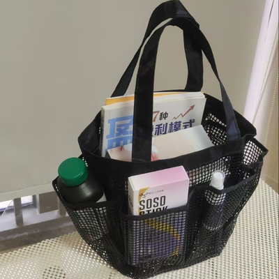 PVC Mesh Bag Untuk Penyimpanan Kosmetik Buku Bola Payung Kacamata Kantong Pantai Kapasitas Besar