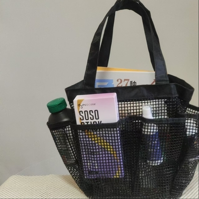 PVC Mesh Bag Untuk Penyimpanan Kosmetik Buku Bola Payung Kacamata Kantong Pantai Kapasitas Besar