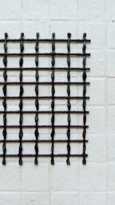 Industri Grade PVC dilapisi Polyester Mesh Geogrid Untuk Kereta Api Atau Soft Soil Foundation