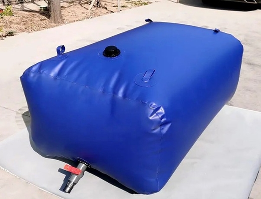 Tangki air PVC portabel untuk tahan kekeringan dan kantong penyimpanan air darurat pemadam kebakaran