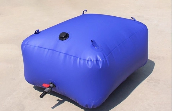 Tangki air PVC portabel untuk tahan kekeringan dan kantong penyimpanan air darurat pemadam kebakaran