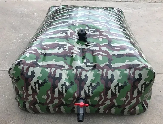 Tangki air PVC portabel untuk tahan kekeringan dan kantong penyimpanan air darurat pemadam kebakaran
