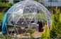 Tenda Kubah Geodesik Mewah 5M Dengan Pipa Baja Dan Tenda Pesta Kubah Penutup Transparan