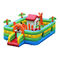Taman Hiburan Tiup Terpal Water Slide Jumper Castle Sertifikasi CE Taman Hiburan Tiup