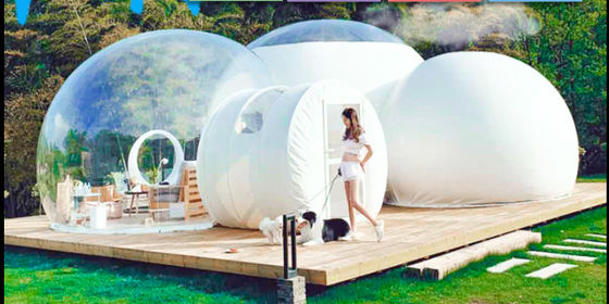 Tenda Gelembung Inflatable yang Bergaya dan Fungsional untuk Ruang Hidup Luar Ruang