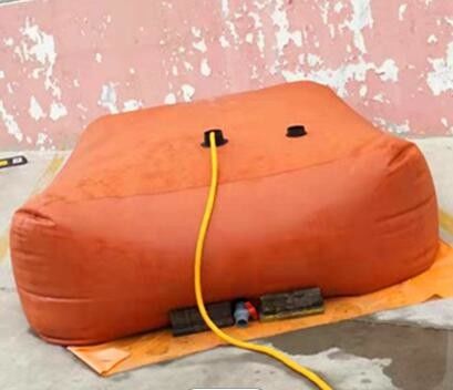 Tangki air PVC portabel untuk tahan kekeringan dan kantong penyimpanan air darurat pemadam kebakaran