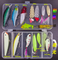 Metal Jig Spoons Fishing Lures Set Anti Korosi 17 - 73 PCS