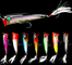 7 Warna 8 CM/10.50G Feather Hook Bertengger, Lele Plastik Umpan Keras Popper Fishing Lure