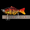 6 Warna 10 CM/16g 3D Mata Umpan Plastik Ikan Kecil Terendam Tujuh Multi Jointed Fishing Lure