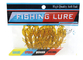 Crystal Soft Udang Worm Umpan Fishing Lure 6 Warna 5.5CM 1.4g 10PCS/Tas