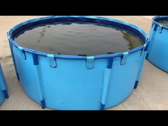 20000L, 30000L. 50000L PVC Tarpaulin kolam ikan dengan bingkai