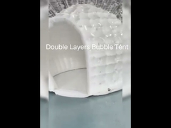 Tenda Gelembung Tiup BGO Dua Lapis Insulasi Bagus Restoran Luar Ruangan Kedai Kopi Tenda Global